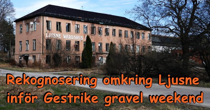Rekognosering omkring Ljusne inför Gestrike gravel weekend 2021