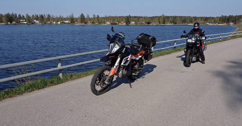 Runt Storsjön med Lena.