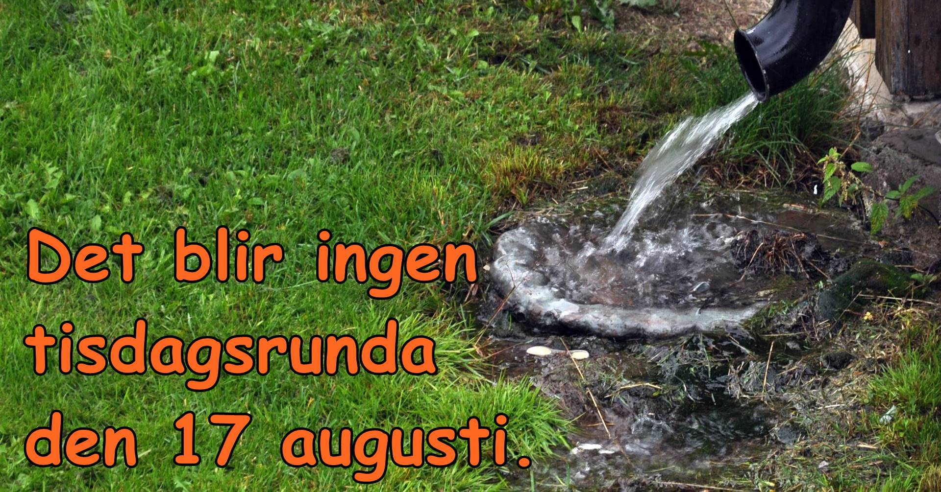 Läs mer om artikeln Ingen tisdagsrunda den 17 augusti.