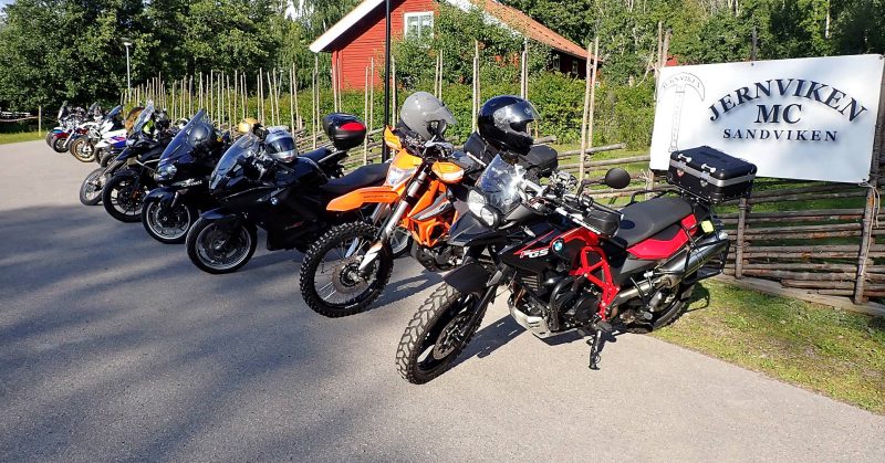 Jernviken MC hade träff vid Högbo Qvarn.