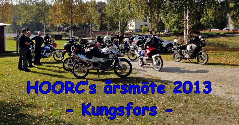 HOORC’s årsmöteshelg i Kungsfors.
