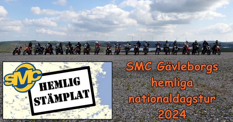 SMC Gävleborgs hemliga nationaldagstur 2024.